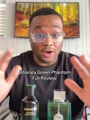 TikTok post by @drepsalms for Bharara Beauty. Caption reads: [...] #fragrancetok #fragrancetiktok @Bharara....