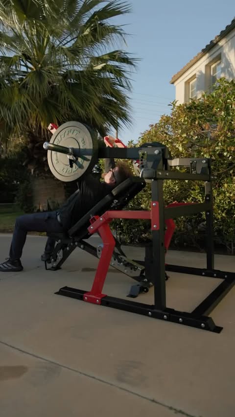 Instagram post by @rorzfilms for RitFit. Caption reads: The RitFit Gorilla 2 in 1 Cheat and Shoulder Press....