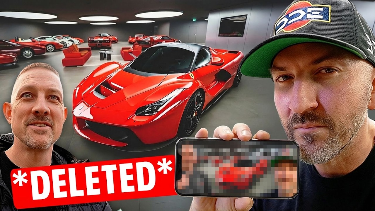 YouTube post by @DailyDrivenExotics for ROKFORM. Caption reads: CORUPT GOVERNMENT MADE US DELETE THIS VIDEO.