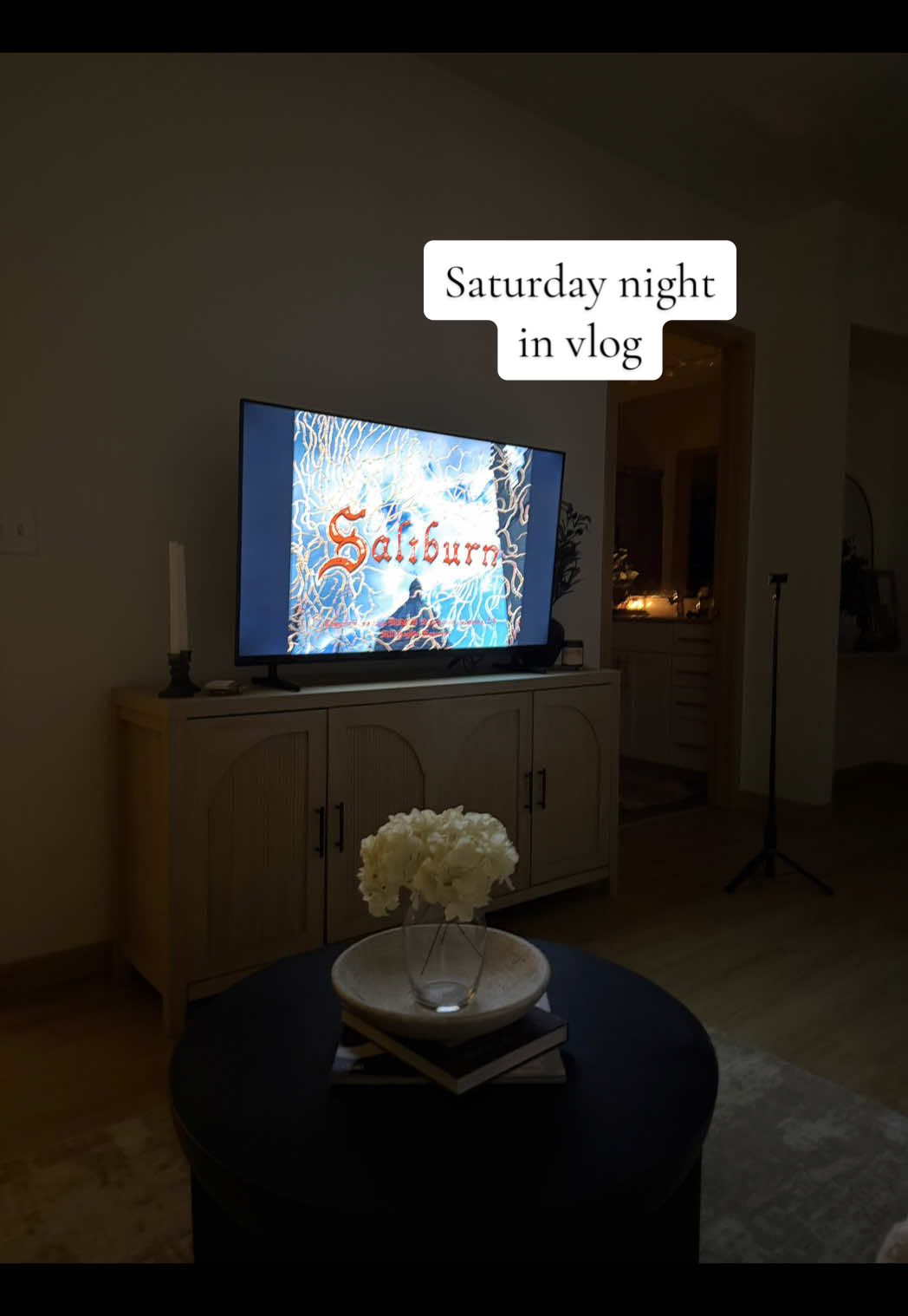 TikTok post by @ellie_teale for Dr Teal's. Caption reads: Saturday night in vlog 🫧 @ARM & HAMMER @DrTeals....