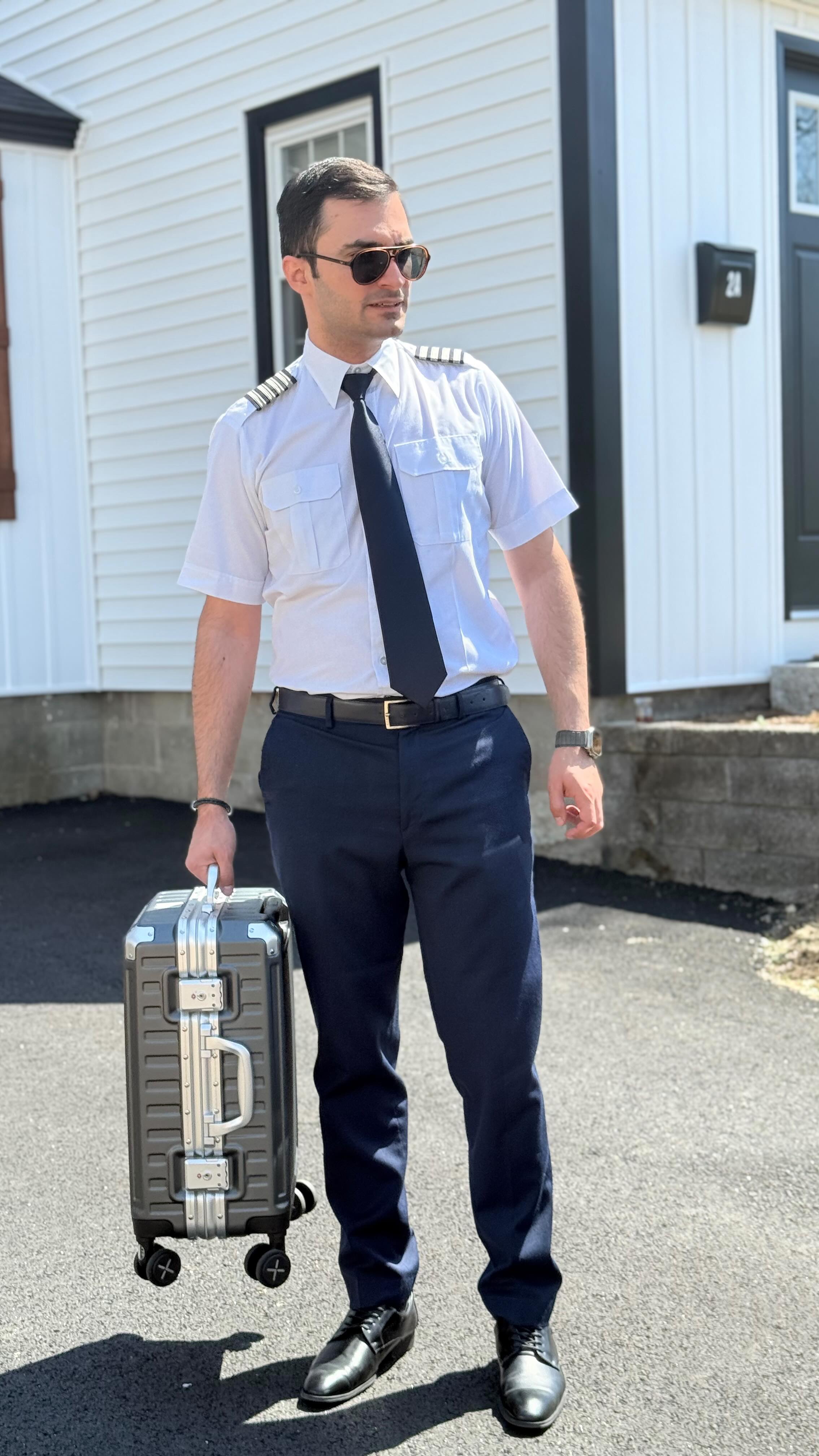 Instagram post by @inspirewithhannah for LuggeX. Caption reads: Meet the Luggex carry-on that’s built for takeoff....