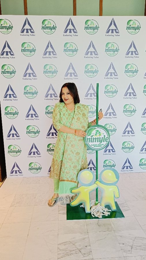 Instagram post by @bobonnmom for Nimyle. Caption reads: Attending the ITC Nimyle Clean Equal Mission was a....