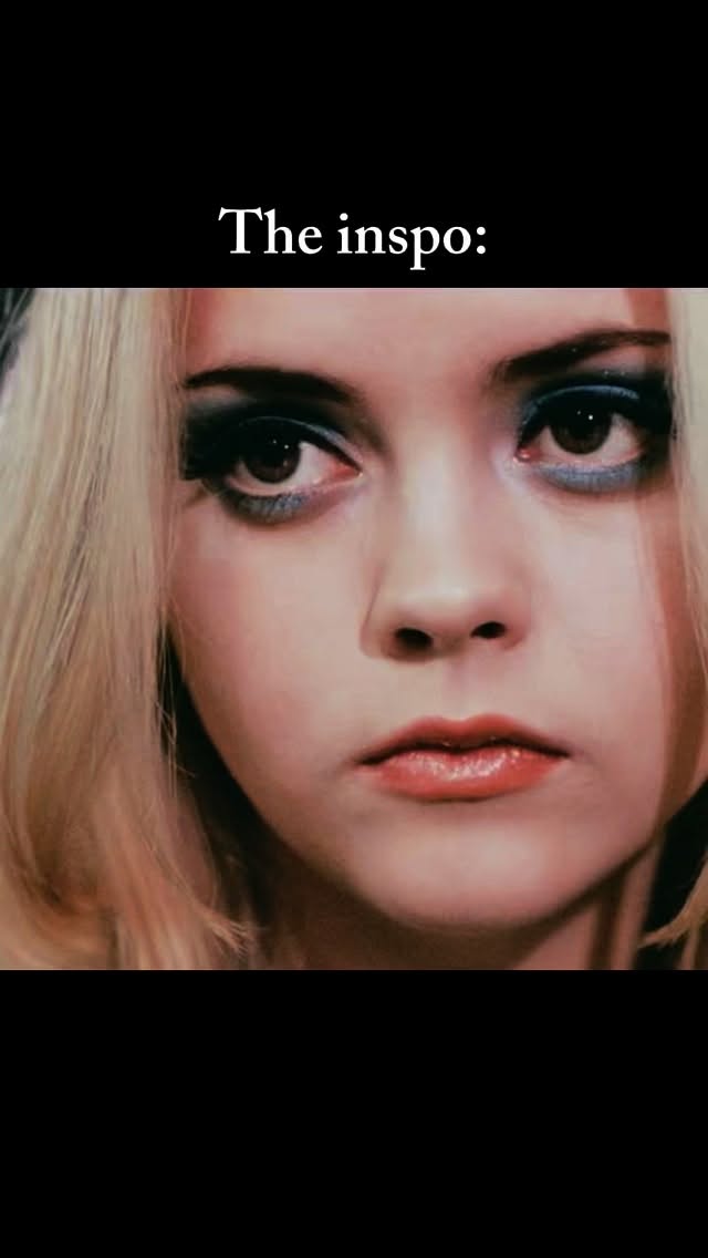 Instagram post by @isasliner for MOIRA BEAUTY. Caption reads: Recreating my favorite movie makeup looks til I....