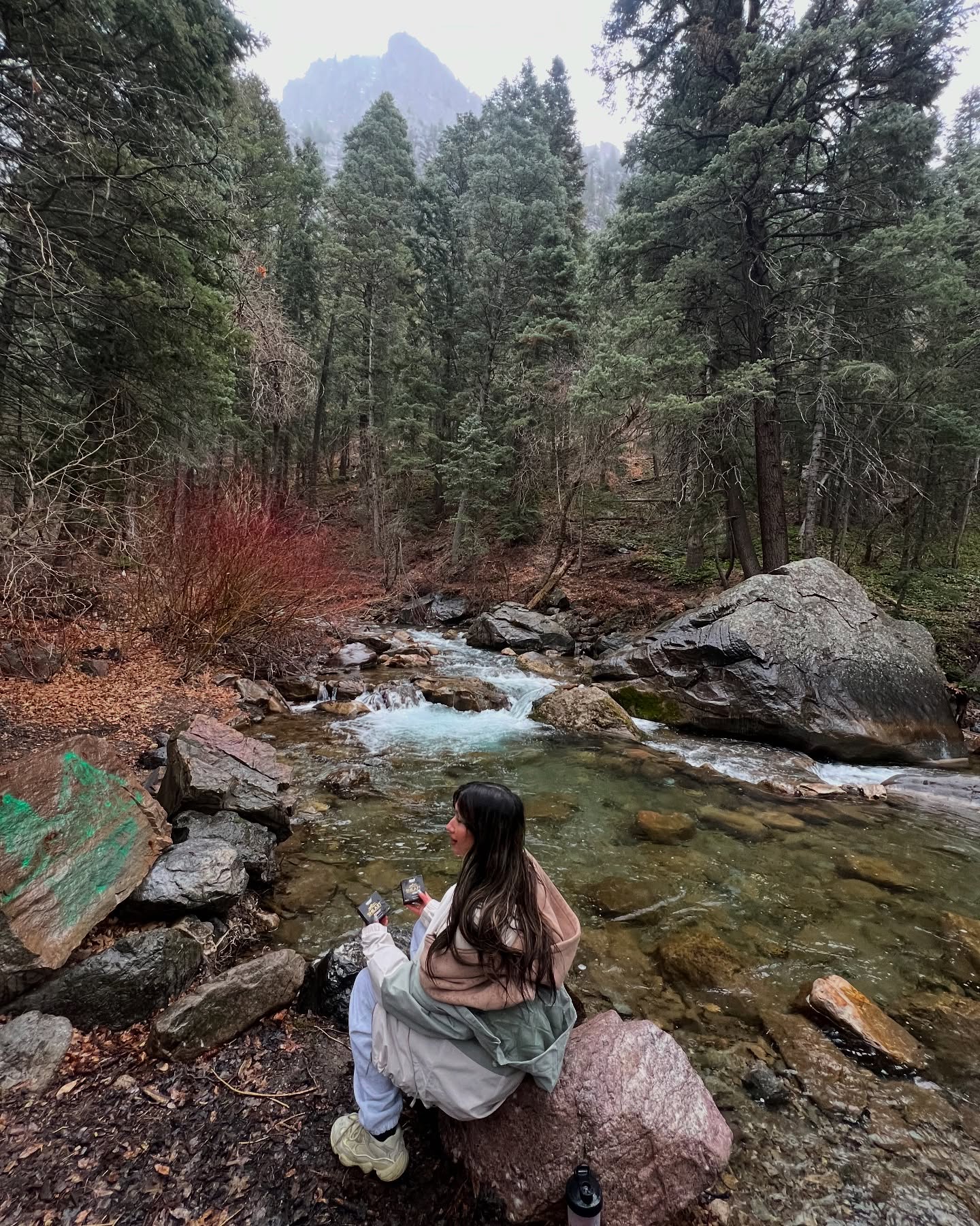 Instagram post by @watermelanyy_ for WOW Skin Science. Caption reads: #ad simple moments, fresh air and taking care of....