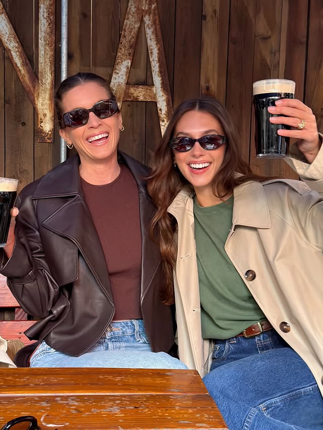 Instagram post by @ellarosemcfadin for Guinness. Caption reads: twas’ a lovely day for a @guinnessus....