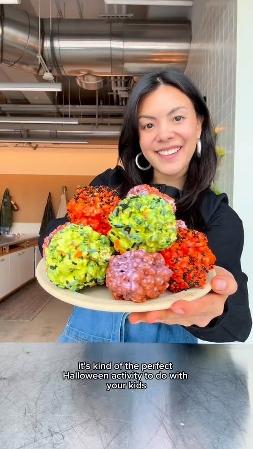 Instagram post by @foodbaby.bklyn for Food52. Caption reads: The best activities double as the perfect snacks.....