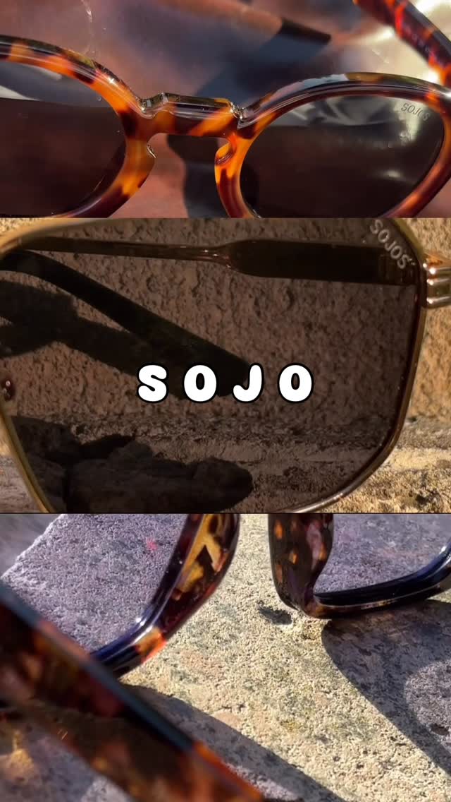 Instagram post by @annodad.glam for Sojo Svision. Caption reads: Meet Your New Favorite Shades ,Where Fashion Meets....