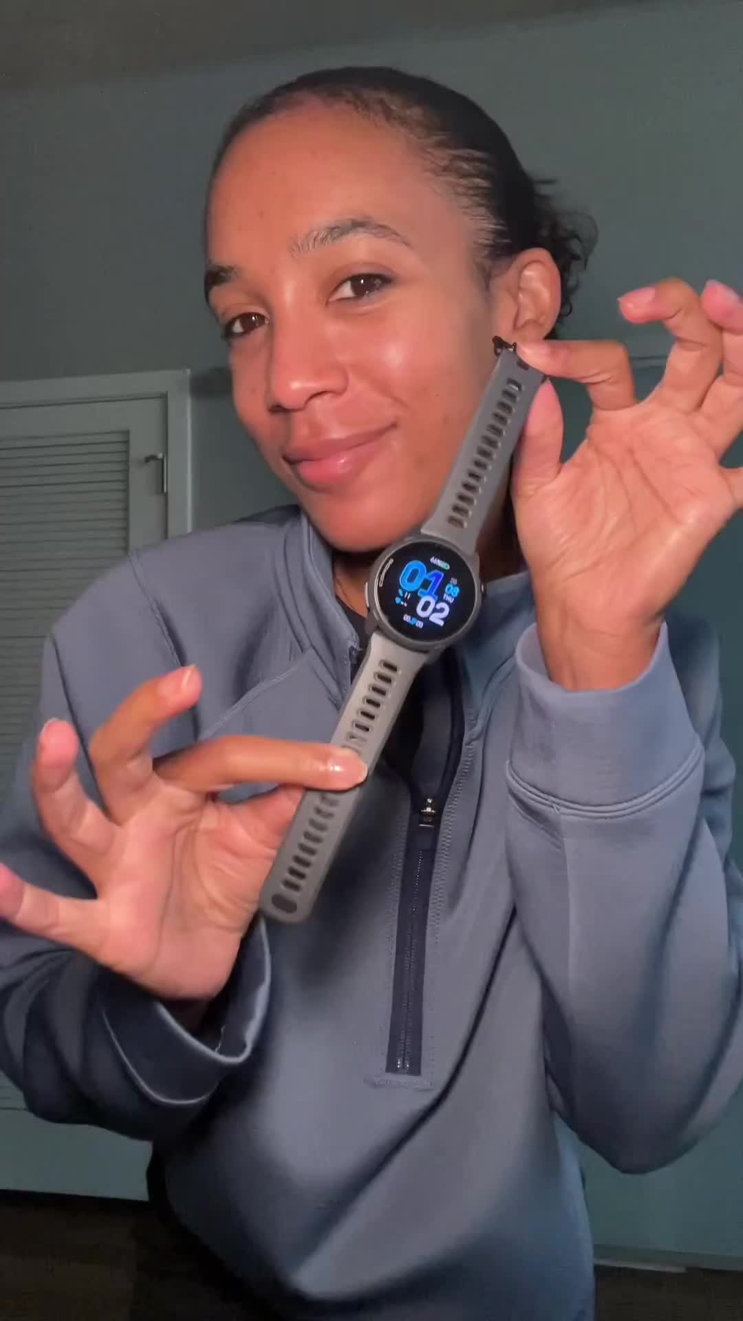 TikTok post by @lyonessruns for COROS. Caption reads: I’m using the @COROS Pace 4 watch for my London....