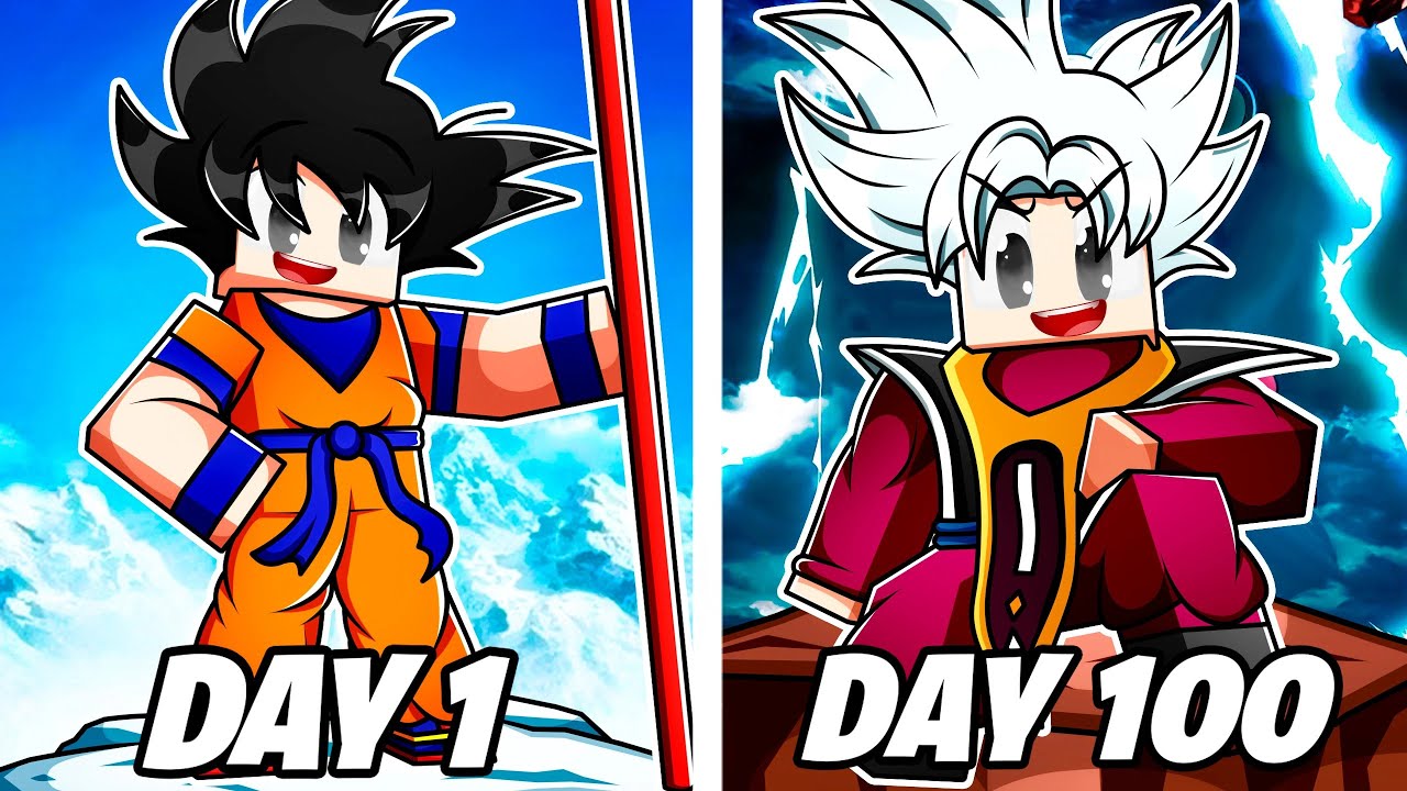 YouTube post by @FuzionTimmy for The Otaku Box. Caption reads: I Played Minecraft Dragon Block C As ANGEL GOKU....