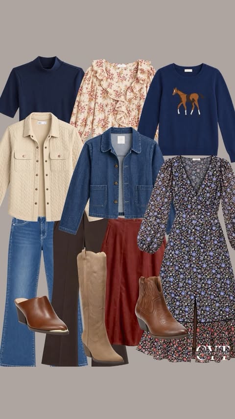 Instagram post by @classyyettrendy for Kohl's. Caption reads: [...] pieces with a little frontier flair. @kohls....