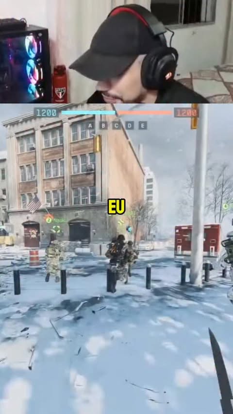 Instagram post by @magavi_fps for Electronic Arts. Caption reads: O JEITO INSANO DE JOGAR BATTLEFIELD 6 Siga....