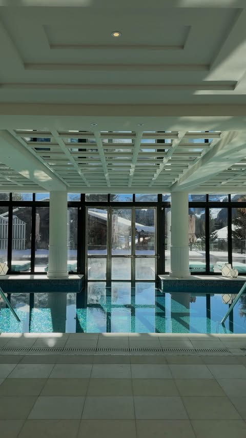 Instagram post by @cyrilniedermann for Four Seasons. Caption reads: Ad/ Christmas in Megève. 🎄

Grateful to spend it....