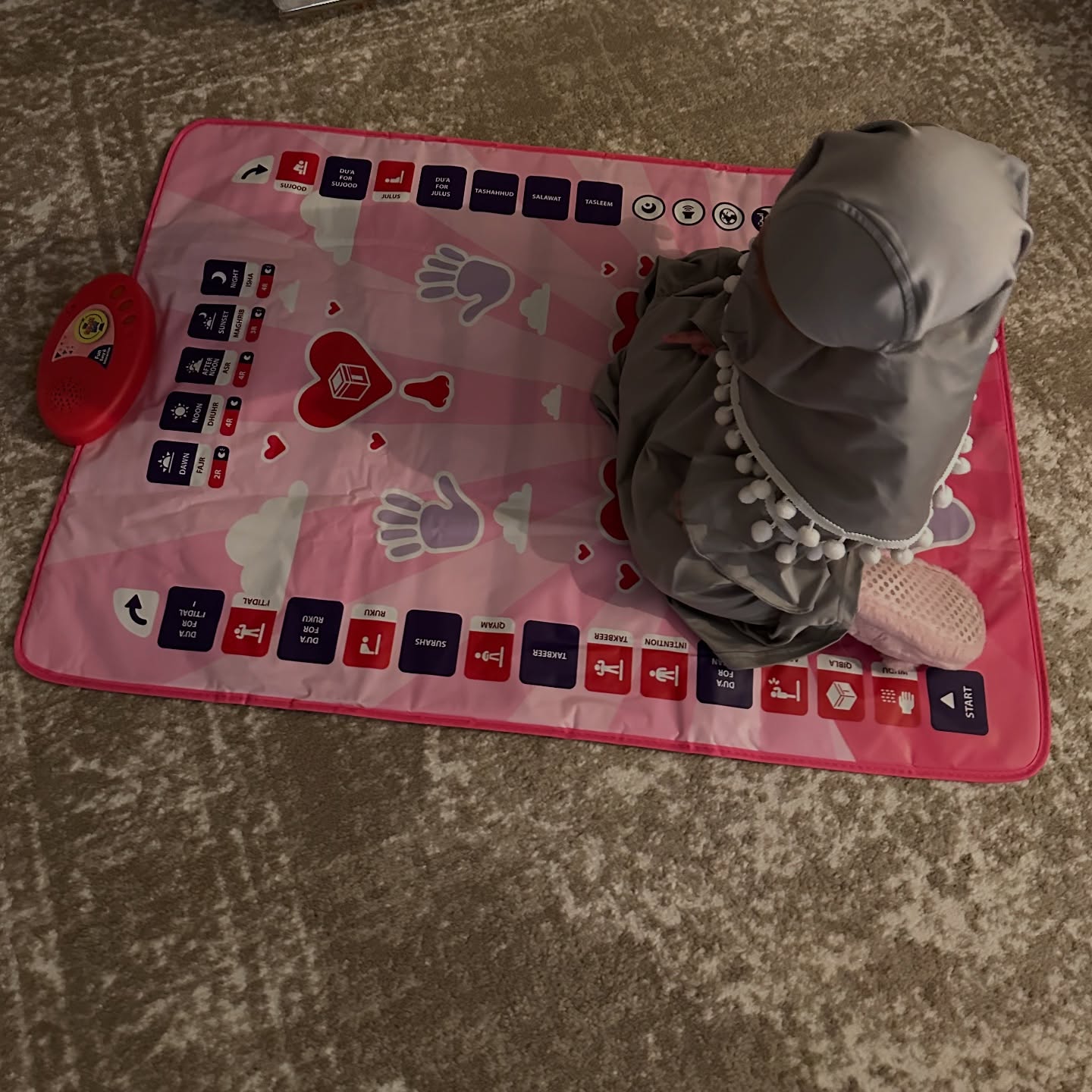 Instagram post by @maiactive for My Salah Mat. Caption reads: Mamas, what’s your best advice for raising....