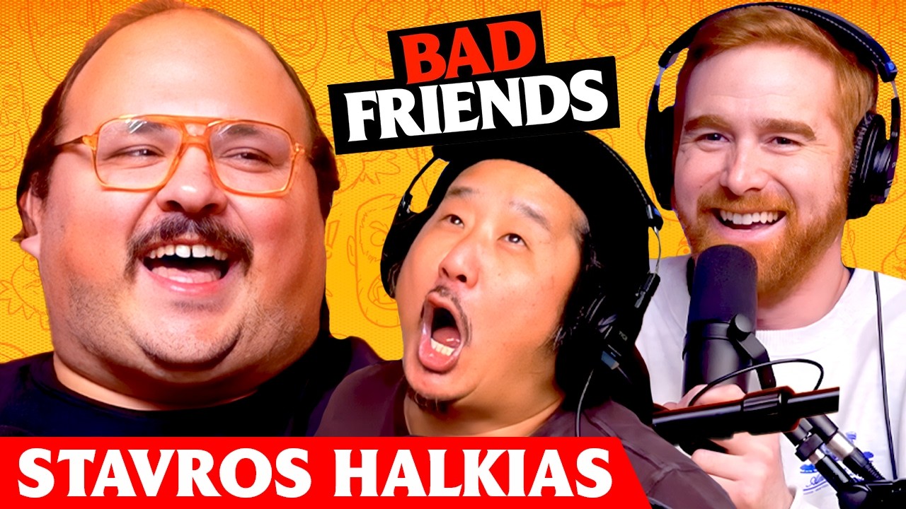YouTube post by @BadFriends for Noom. Caption reads: [...] Thank you to our Sponsors: Huel, Acorns,....