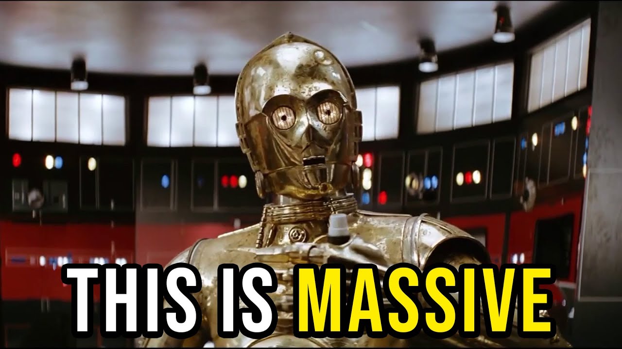 YouTube post by @EckhartsLadder for ExpressVPN. Caption reads: My God, finally a win for Star Wars.