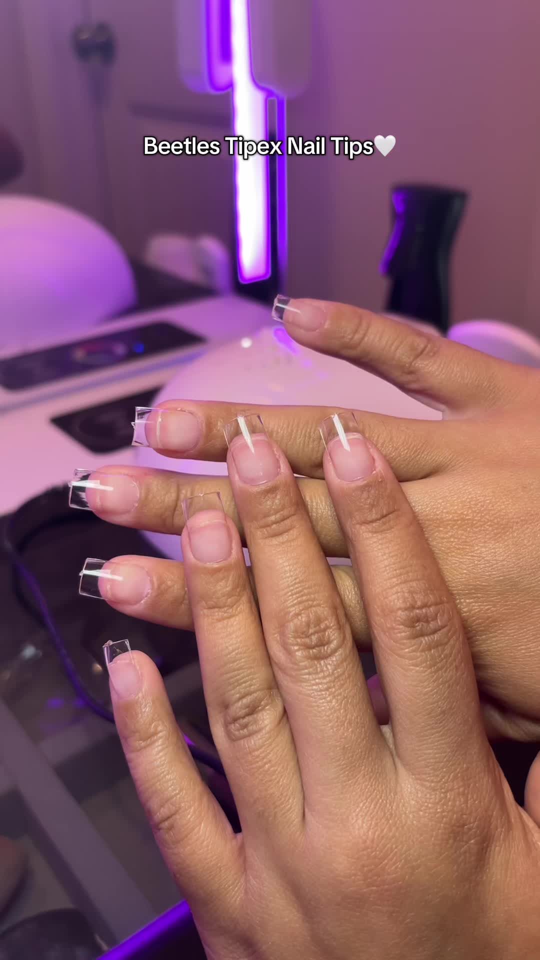 TikTok post by @ok.shayy for BeetlesGelPolish. Caption reads: [...] #creatorsearchinsights #beetlesgelpolish....