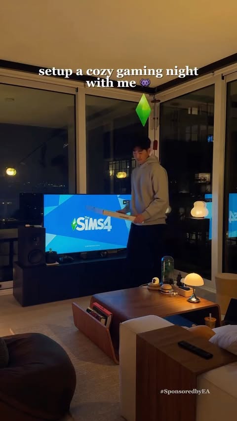 Instagram post by @mr.jodigo for The Sims. Caption reads: time literally flew by when playing @TheSims 4....