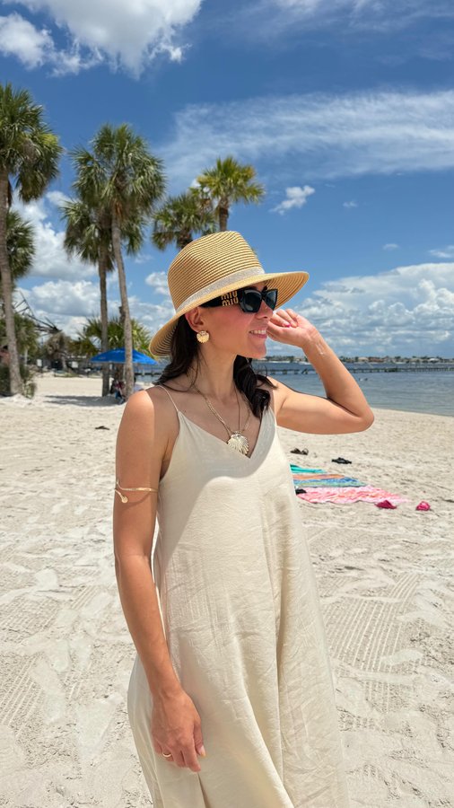 Instagram post by @myusalifee for Ettika. Caption reads: Sunshine, seashells, and Ettika sparkles ☀️🐚✨

I....