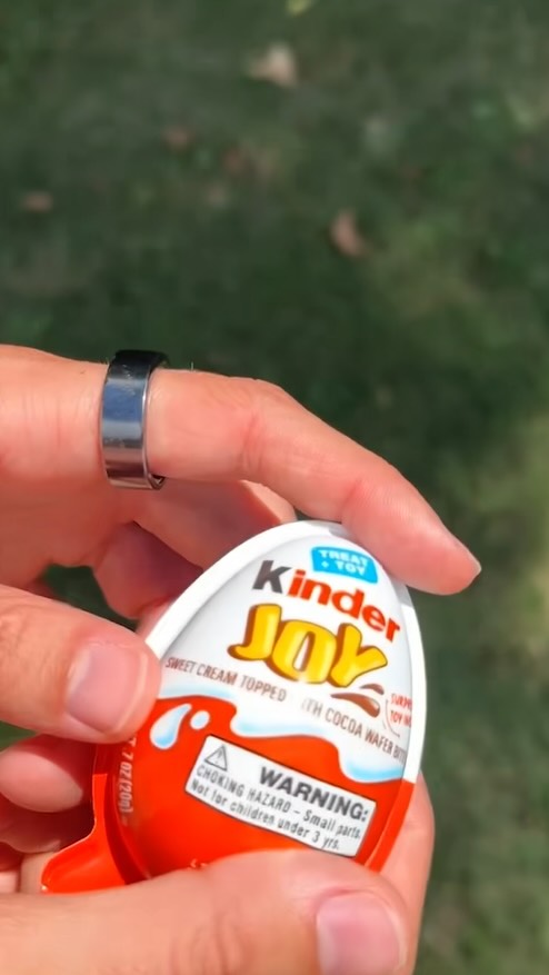 Instagram post by @andrewdeast for Kinder U.S.. Caption reads: life isn’t about the big moments, but the little....