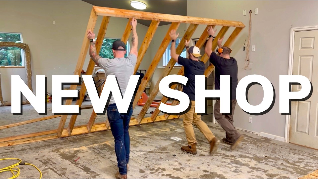 YouTube post by @Bourbonmoth for TotalBoat. Caption reads: My Dream Workshop Build: The Journey Begins.