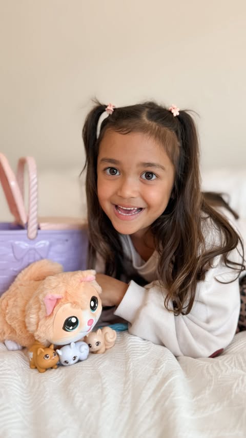 Instagram post by @nellie_maehem for Moose Toys. Caption reads: [...] new interactive pet playset from Moose Toys,....