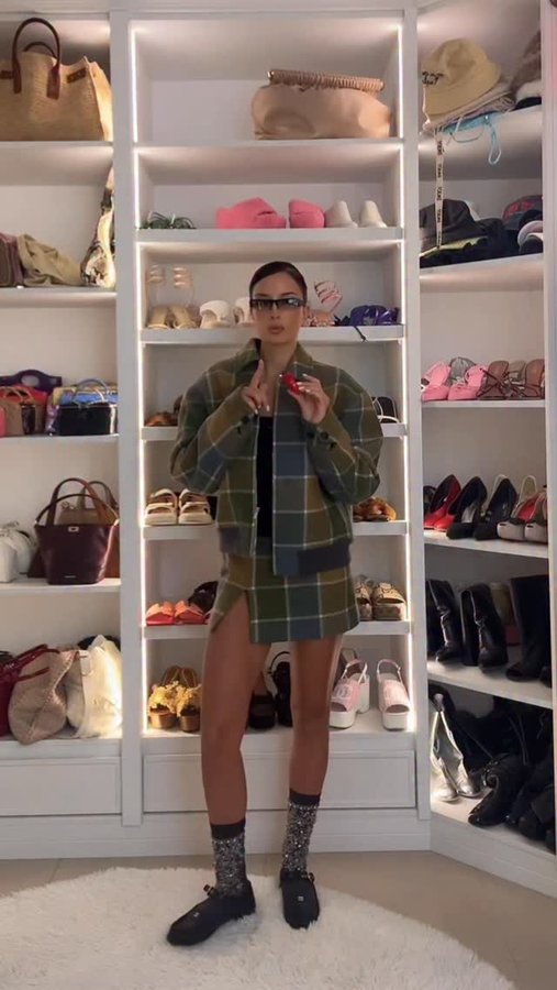 Instagram post by @juliahussein___ for Miu Miu. Caption reads: @miumiu girllll #MiuMiuEyewear #MiuMiu #ad.