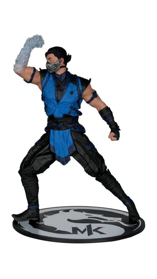 Instagram post by @mkarcadekollection for Mortal Kombat. Caption reads: [...] The @McFarlaneToysGaming Sub-Zero....