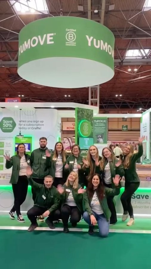 Instagram post by @maggiethewunderdog for YuMOVE. Caption reads: Another year, another excellent Crufts! ​

We’d....