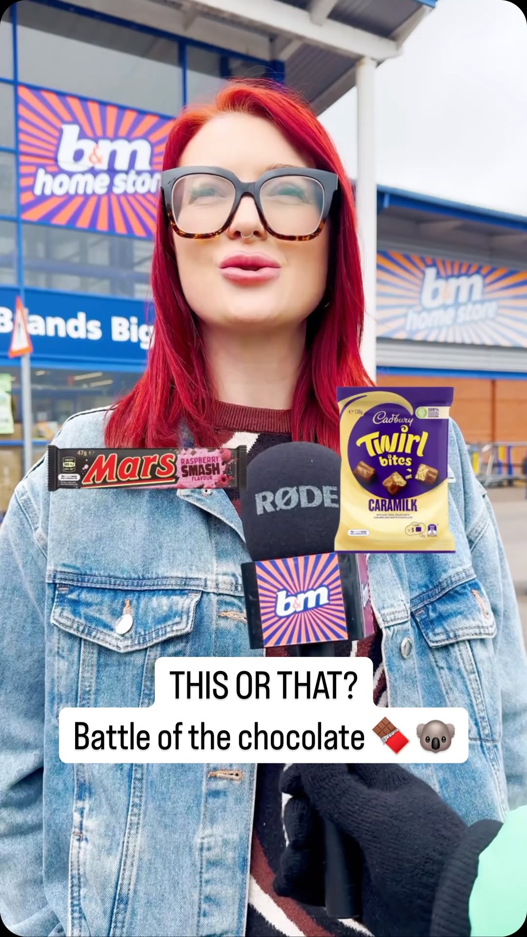 Instagram post by @banterkingmag for B&M Stores. Caption reads: The anticipated @bm_stores Battle of The Aussie....