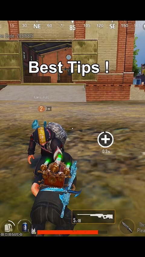 Instagram post by @senz_pubg for PUBG MOBILE. Caption reads: POV: Everyone Knows Your Trick Now 🗿 #PUBGMOBILE....