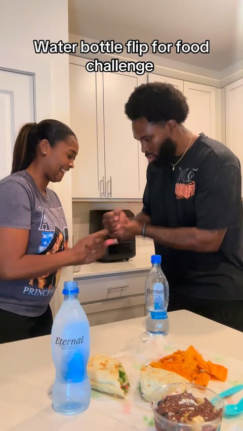 Instagram post by @roandj_ for Eternal Water. Caption reads: Who cheated? 😂👀 | @eternalwater....