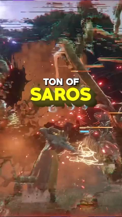 Instagram post by @blue_thundergaming for PlayStation. Caption reads: I really cannot get enough of SAROS! @playstation....