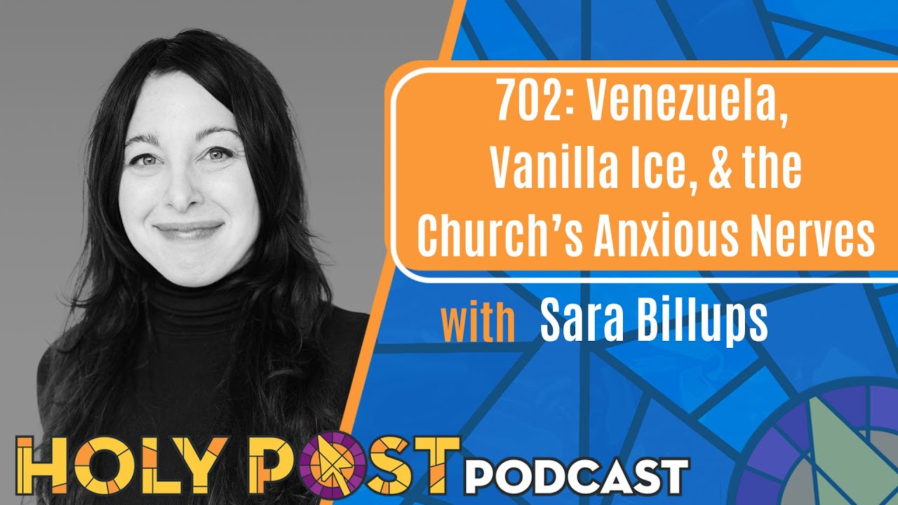 YouTube post by @HolyPostMedia for from Our Place. Caption reads: 702: Venezuela, Vanilla Ice, & the Church’s....