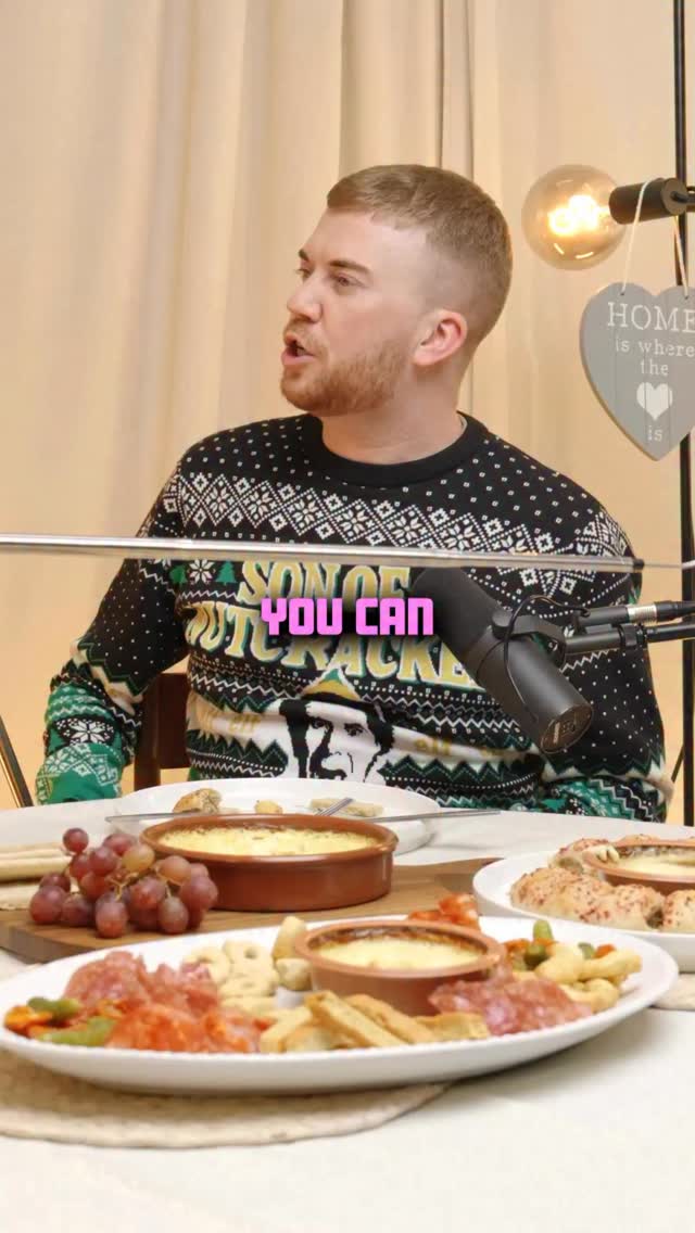 Instagram post by @livelaughlukepod for Asda. Caption reads: Me and Jan fight over Christmas food | ad

If its....