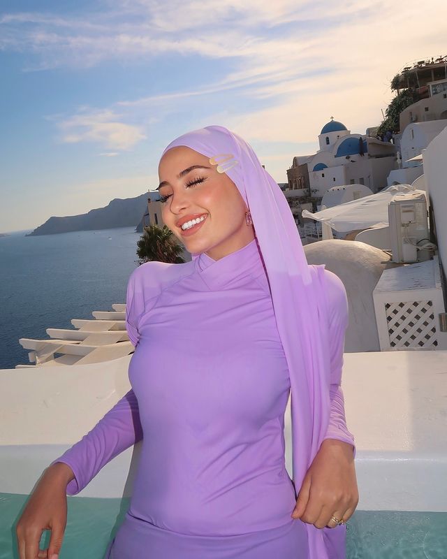 Instagram post by @officiallymishhh for LYRA Modest. Caption reads: [...] repeat. Use code MISH10 to get $ off....