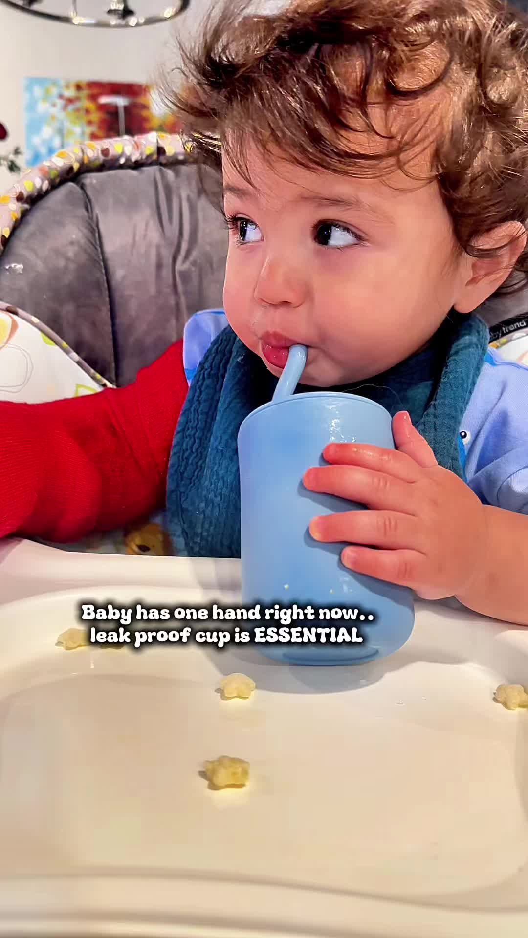 TikTok post by @barbn111 for WeeSprout. Caption reads: [...] #strawcup #toddlermomlife @WeeSprout.