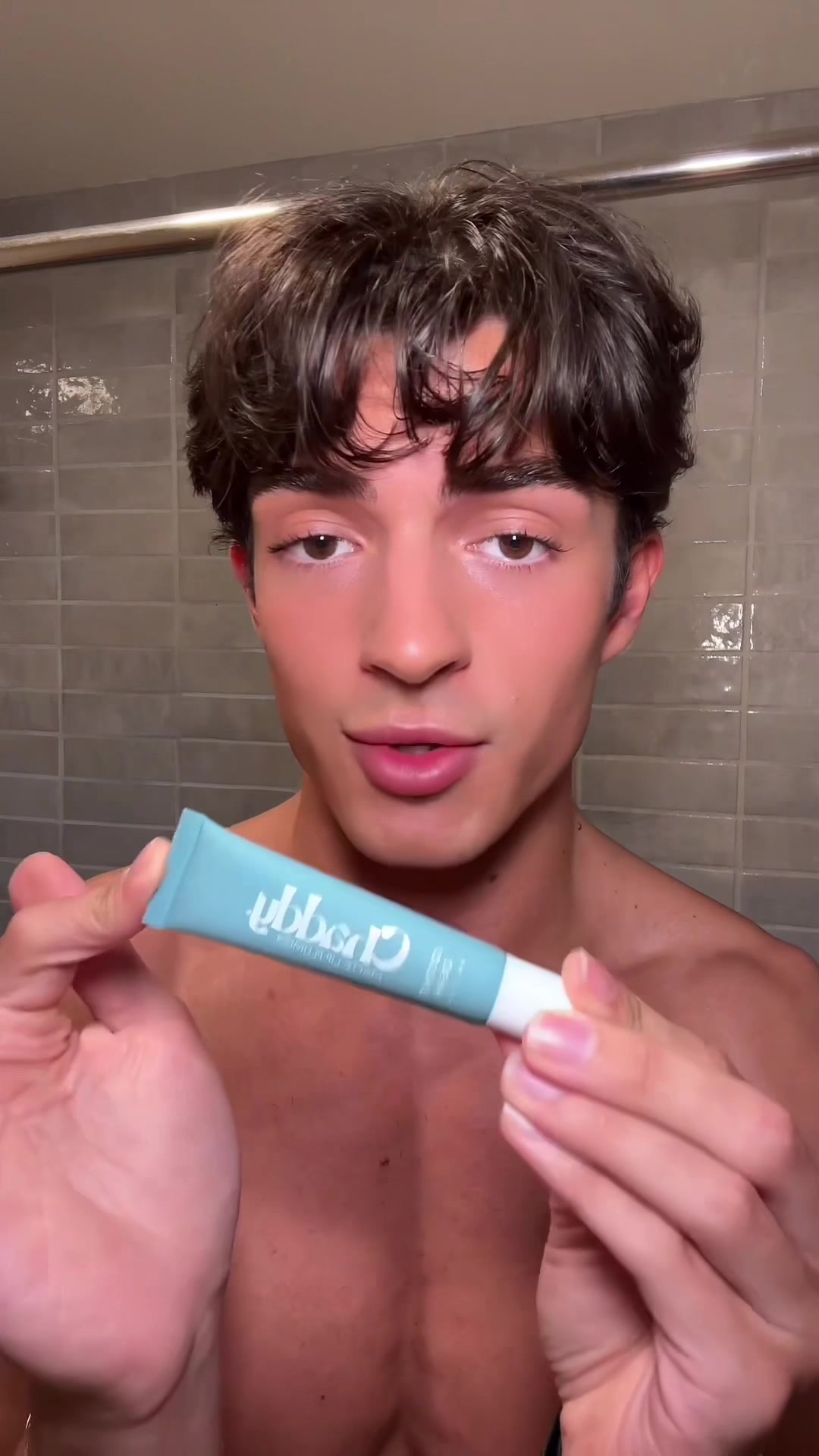 TikTok post by @mattmckenley for Chaddy Cosmetics. Caption reads: [...] #lipcombo #chaddy #lipplumper @Chaddy....