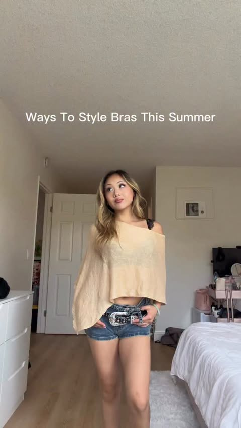 Instagram post by @songmomos for UCA Lingerie. Caption reads: Bralettes are making a comeback 😘 #SummerOOTD....