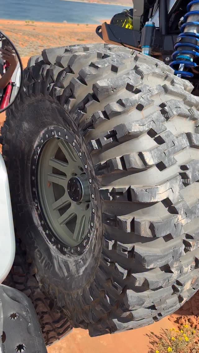 Instagram post by @grdloc for MickeyThompsonTires. Caption reads: They see me rollin’… Mickey on Mickey edition....