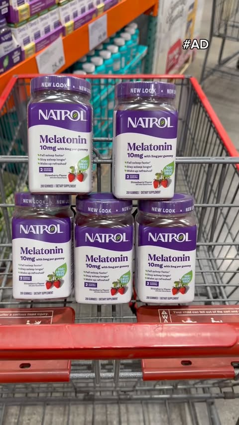 Instagram post by @costcosisters for Natrol. Caption reads: [...] but make it a Costco find. I spotted Natrol®....