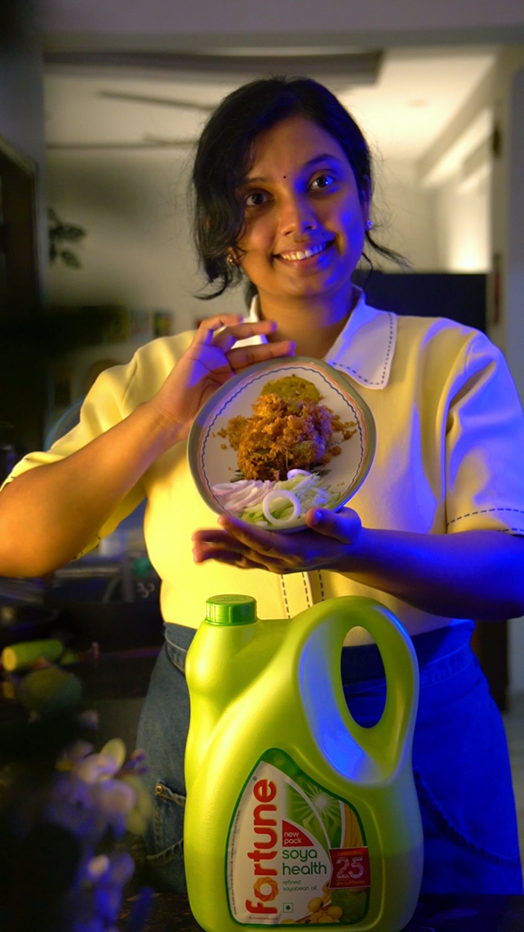 Instagram post by @feashts for Fortune Foods. Caption reads: Fish Kabiraji
Laced in eggs, layered with....