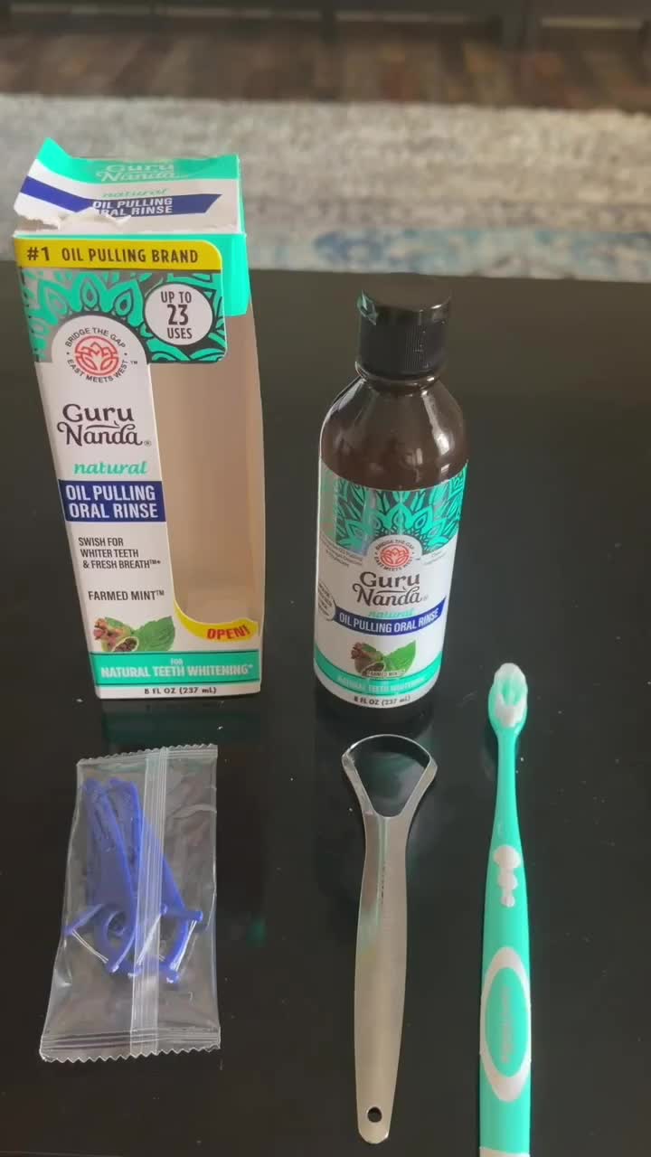 TikTok post by @namu_bh for Magnum Solace. Caption reads: [...] #OralCare #FreshBreath #HealthyGums @Magnum....