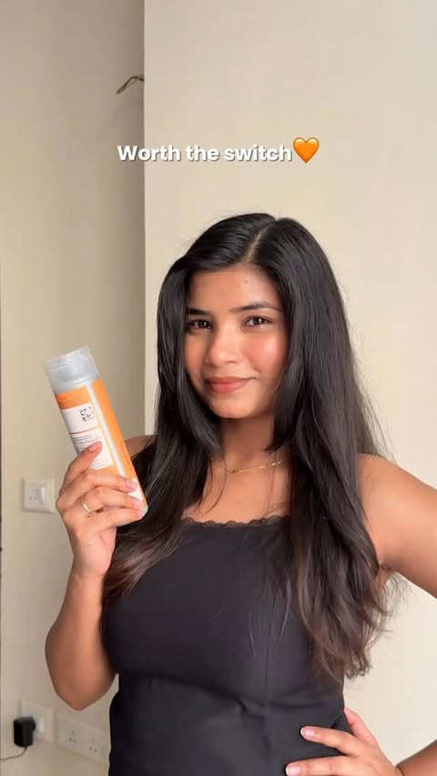 Instagram post by @hirdyanshi_singh for Cadiveu Professional. Caption reads: #ad From frizz to flawless 💫 Comment for “links”....