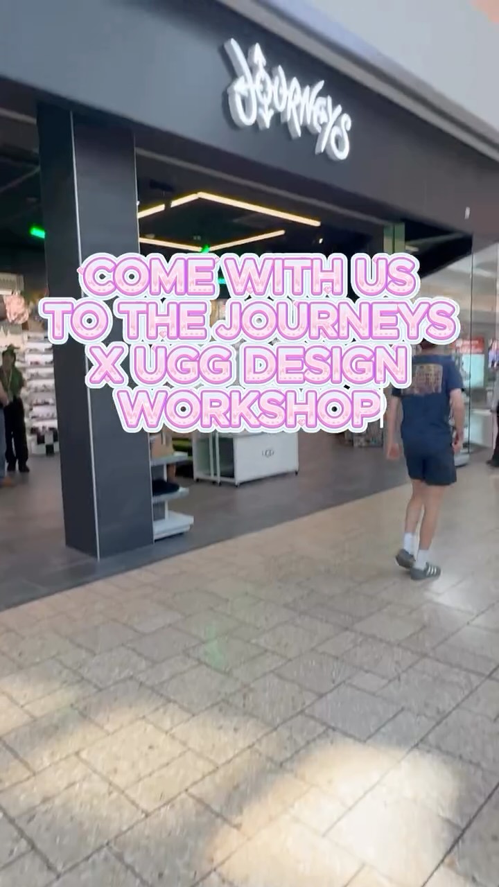 Instagram post by @amyesia for Journeys. Caption reads: Find your own UGG style at Journeys this....