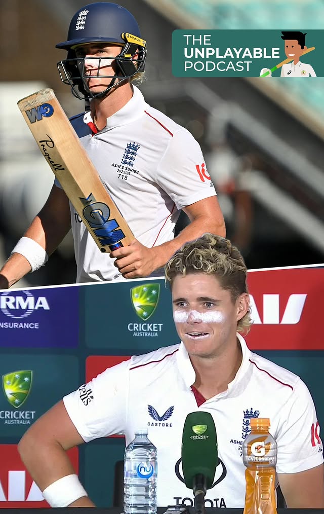 Instagram post by @cricketcomau for Qantas. Caption reads: [...] was coming! #UnplayablePodcast | @qantas |....