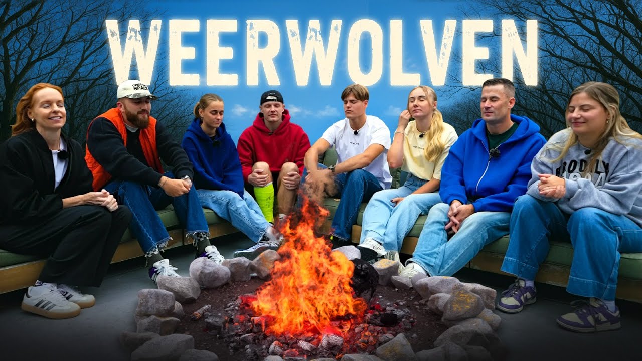 YouTube post by @EnzoKnol for Podimo. Caption reads: WE PLAY WEREWOLVES!.