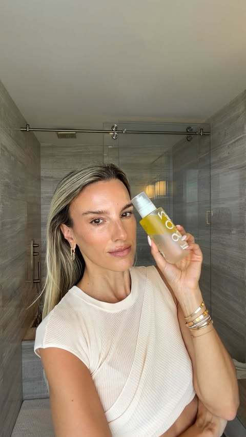 Instagram post by @lisadnyc for Beekman 1802. Caption reads: Love @beekman1802’s Milk Shake Facial Toner ✨ My....