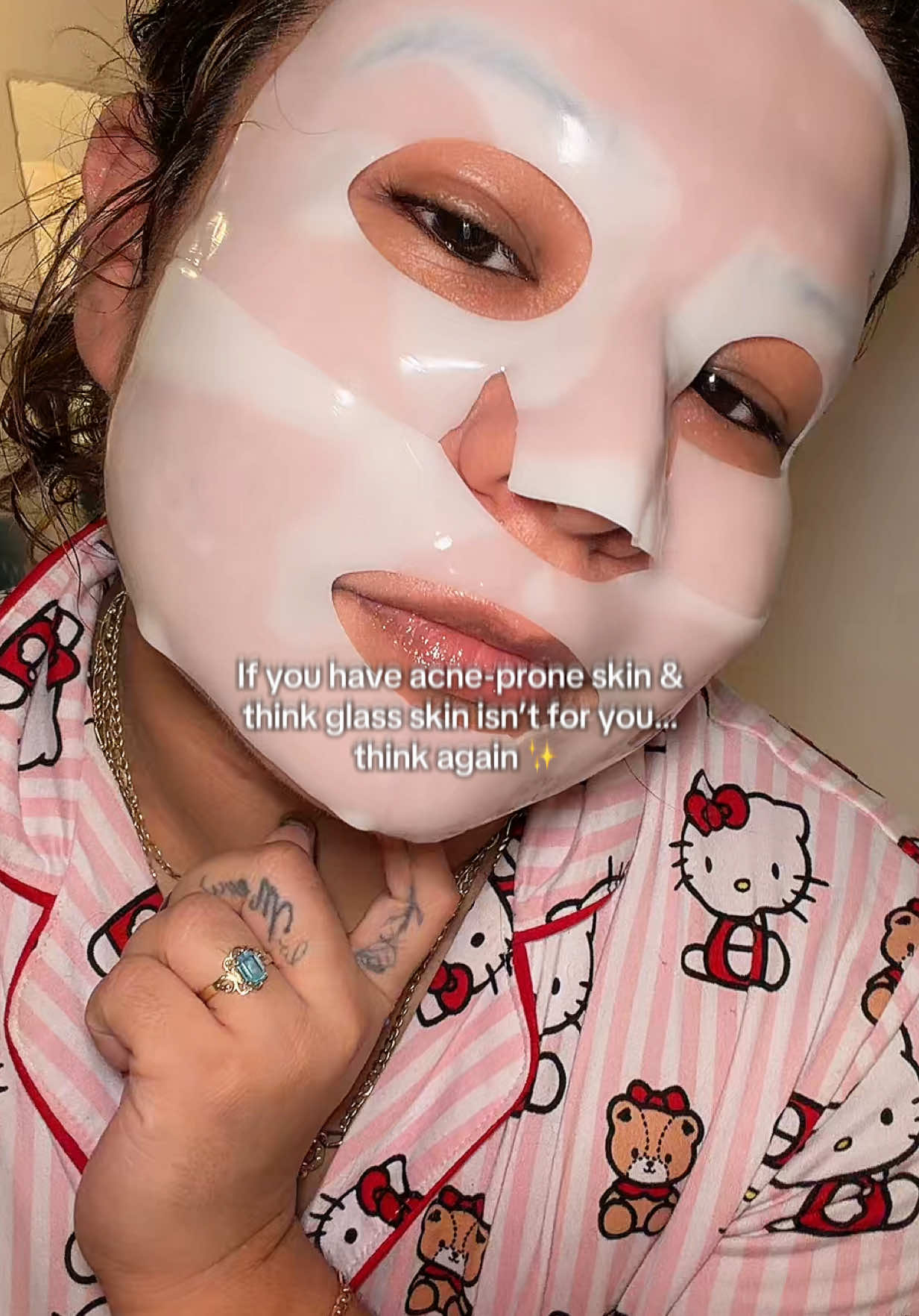 TikTok post by @kittycatx33 for SoloVegan. Caption reads: [...] Yes. Without breakouts? Also yes ✨....