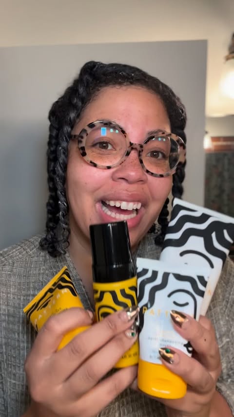 Instagram post by @tellylovesfashion for PATTERN. Caption reads: #ad I am new to @patternbeauty and decided to....