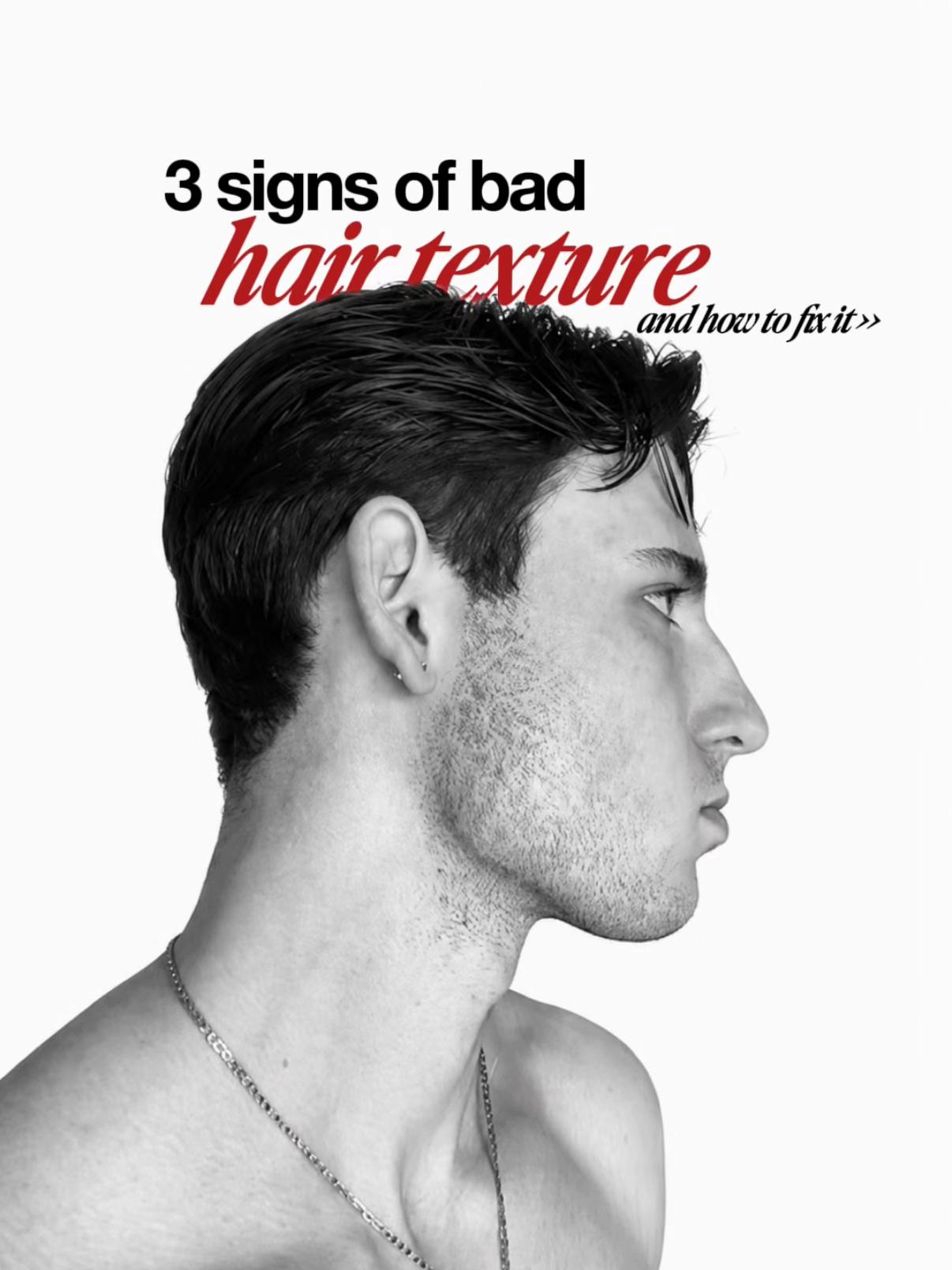 TikTok post by @optimise_ for BSSET. Caption reads: By @BSSET 😎 #hairtexture #hairstyle #menshair....